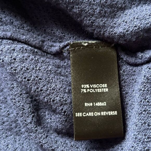 Torrid Crop Knit Sweater Cardigan Lightweight Blue Stretchy Womens Size 1X - Picture 5 of 6